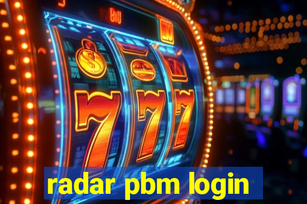 radar pbm login